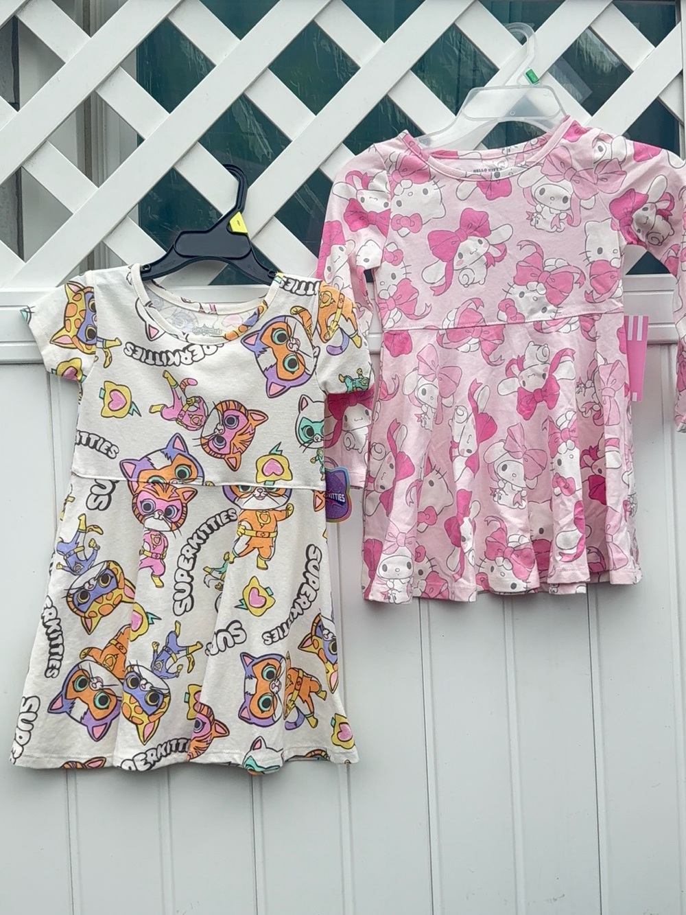 Disney Kids Dresses Pink & Multi-Color Character Print Lot